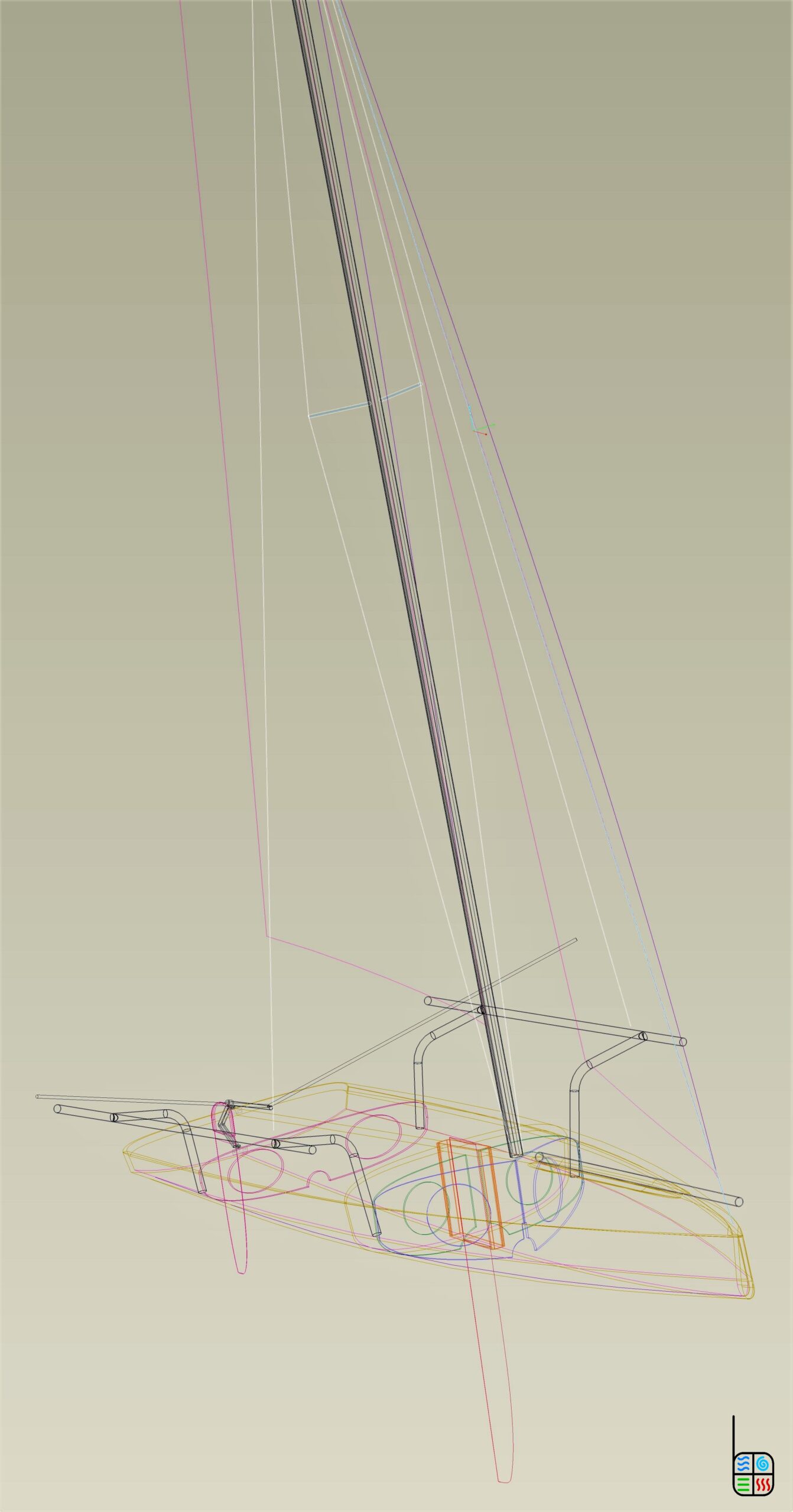 Bamboo_Fiber_Yacht_Engineering_CAD_3D