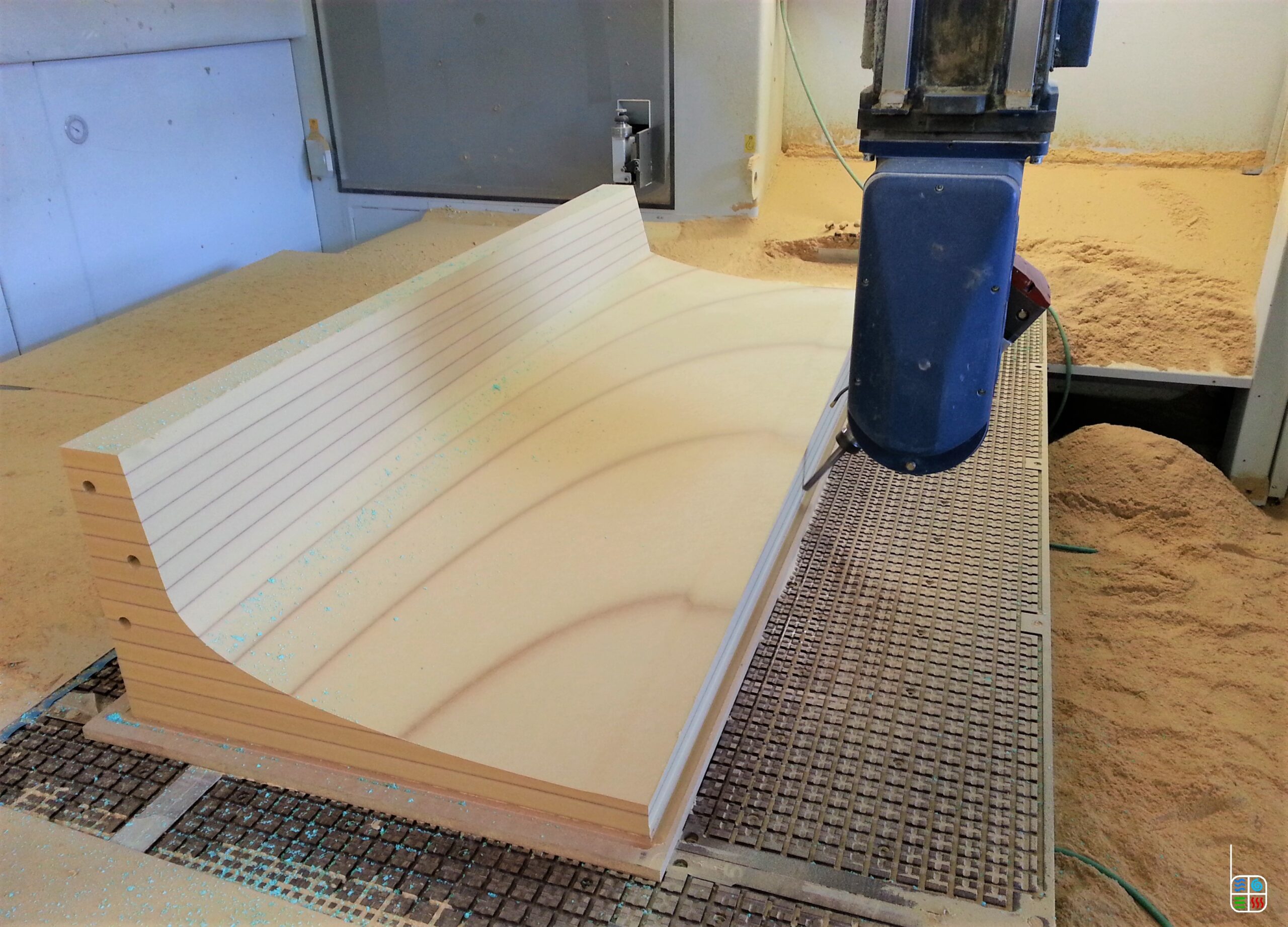 Bamboo_Fiber_Yacht_Mould_Milling