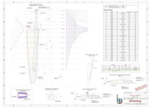 Corsa915_Sailing_Yacht_Rudder_Structure_2D_CAD_Drawing_Engineering_Design