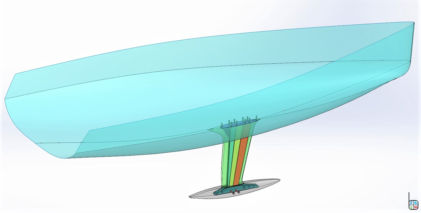 First30_Sailing_Yacht_Hull_Keel_Structure_3D_CAD_Assembly_Engineering_Design