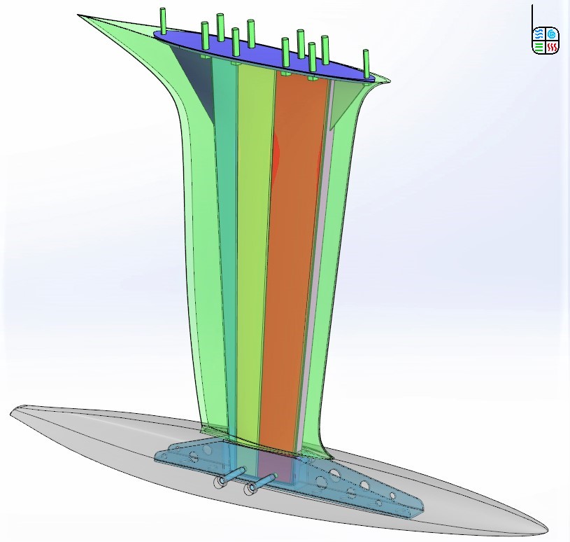 First30_Sailing_Yacht_Keel_Structure_3D_CAD_Assembly_Engineering_Design