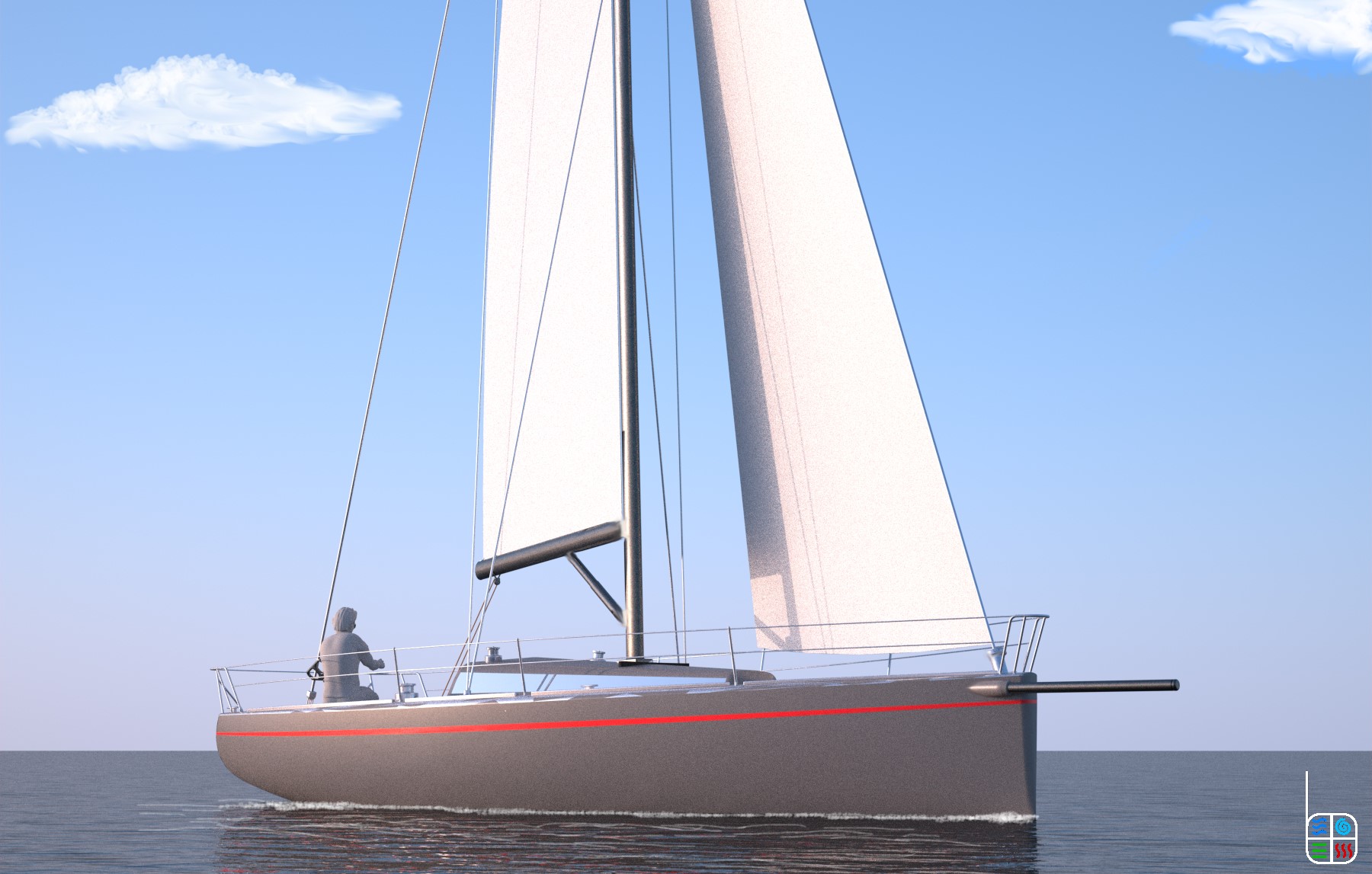 Sailing_Yacht_30foot_Render_3D_CAD_Design